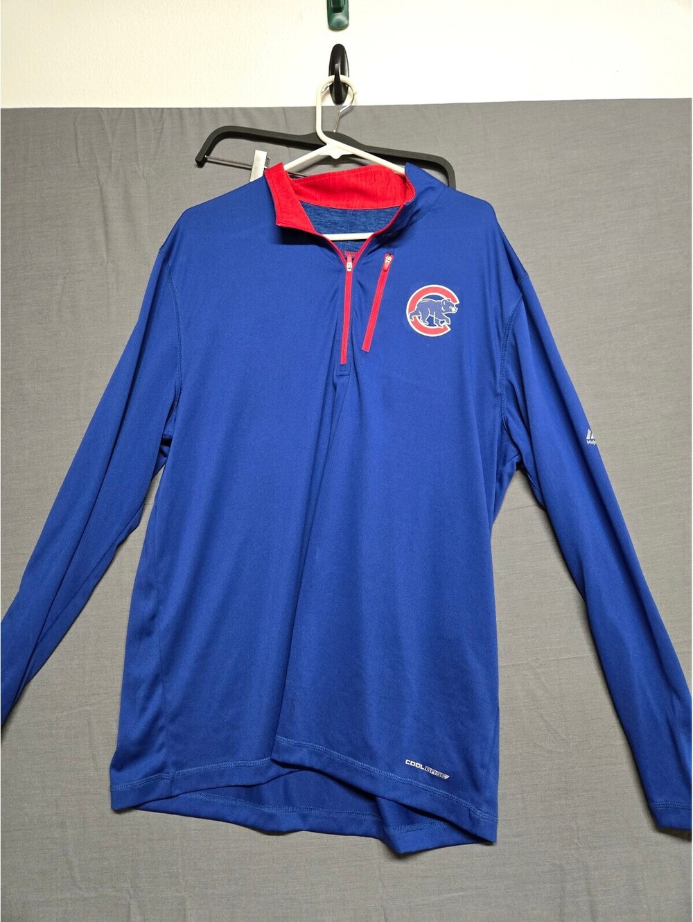 Majestic Chicago Cubs Cool Base quarter zip pullover xl
